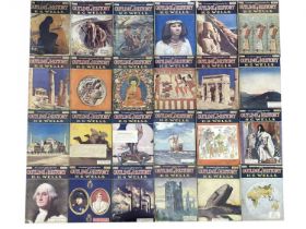 A complete set of 24 H G Wells: The Outline of History magazine