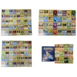 A good collection of 1990s Pokemon cards, within a branded collector's folder.