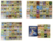 A good collection of 1990s Pokemon cards, within a branded collector's folder.