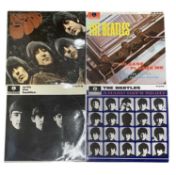 Four BEATLES 12" vinyl LPs, to include: - With the Beatles, Parlophone, PMC 1206 - A Hard Day's
