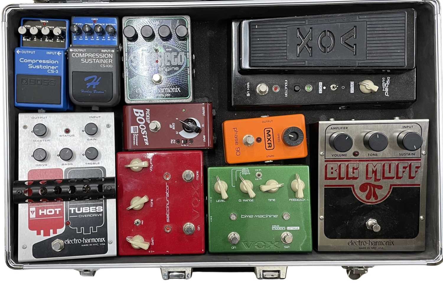 An excellent collection of electric guitar effects pedals, including VOX Big Bad Wah, Vox Time - Image 2 of 2