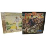 A pair of Elton John vinyl LPs, to include: - Goodbye Yellow Brick Road, UK Pressing, DJLPD 1001,