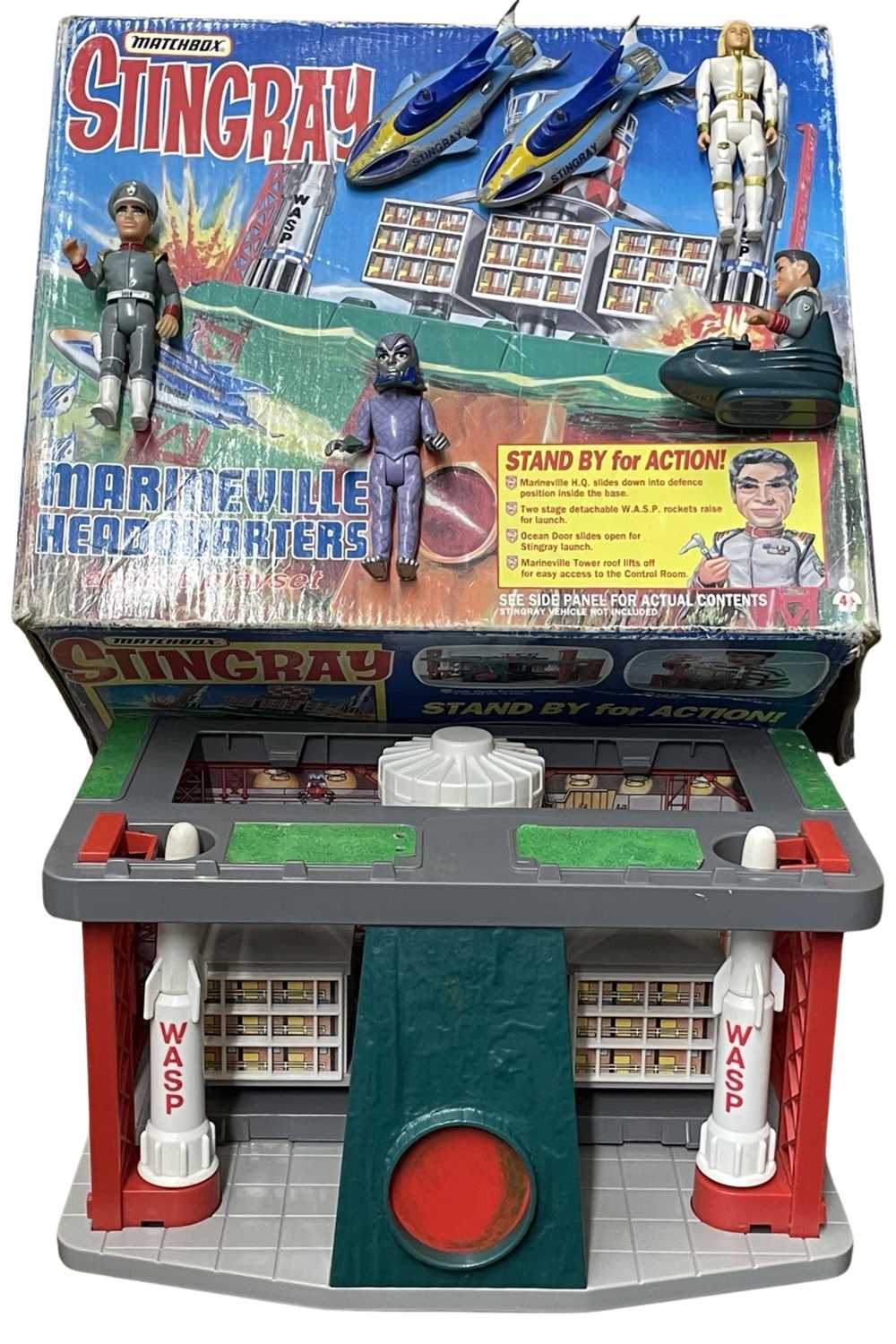 A boxed Stingray Marineville Headquarters Action Playset by Matchbox (unchecked for completeness)