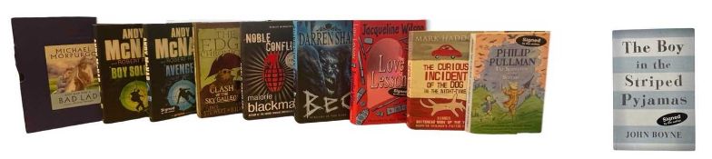 A collection of Young Adult fiction titles, each signed by the author, to include: - Malorie