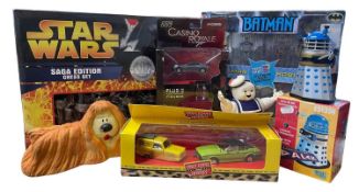 A mixed lot of various film and TV toys, to include: - A Limited edition Star Wars Saga Edition