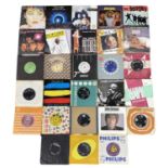 A mixed lot of various 1960s-1980s pop and rock 7" singles, to include: - The Beatles - The Who -