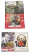 A collection of various film posters, to include: - Logan Lucky (2017) - Kingsman: The Golden Circle
