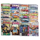 A collection of 1983-1985 The Thing comic books by Marvel. Issues: 1-19 / 21