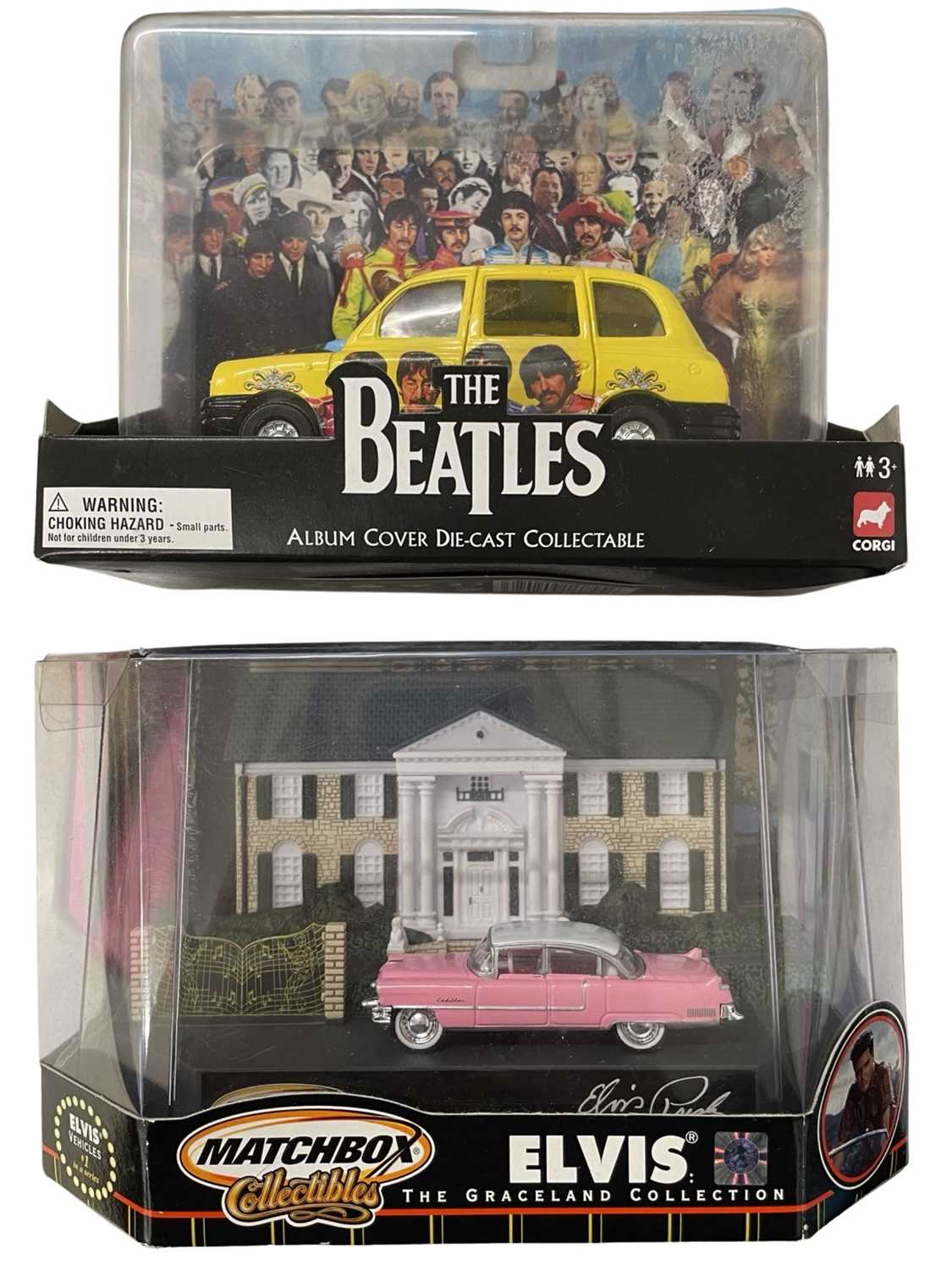 A pair of boxed music-related die-cast cars, to include' - Corgi BEATLES Sgt Pepper's Lonely