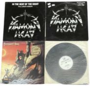 Four Diamond Head 12" vinyl LPs, to include: - In the Heat of the Night, 1982, MCA, DHMT 102 -