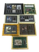 A collection of various limited edition Harry Potter film cell displays, each with COA to verso