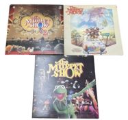 Three 12" vinyl LPs for The Muppets, to include: - The Muppet Show - The Muppet Show 2 - The