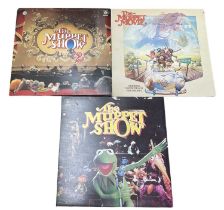 Three 12" vinyl LPs for The Muppets, to include: - The Muppet Show - The Muppet Show 2 - The