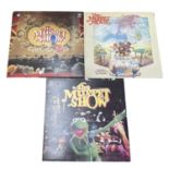 Three 12" vinyl LPs for The Muppets, to include: - The Muppet Show - The Muppet Show 2 - The