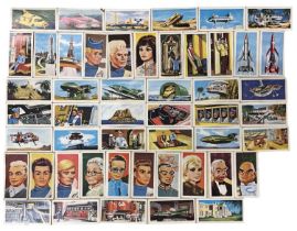 A set of 50 1967 Thunderbirds Confectionary Cards by Barratt and Co