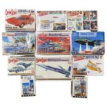 A large collection of Thunderbirds construction kits (all unchecked for completeness)