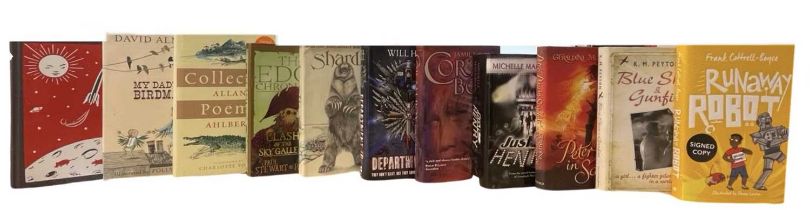 A collection of Young Adult fiction titles, each signed by the author, to include: - Paul Stewart