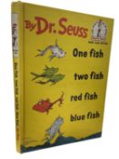 DR SEUSS: ONE FISH, TWO FISH, RED FISH, BLUE FISH, England, First Book Club Edition, 1970.