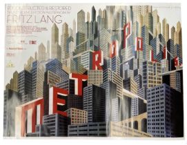 A British quad poster for METROPOLIS (2010), Directed by Fritz Lang. Size approximately: 76x101cm