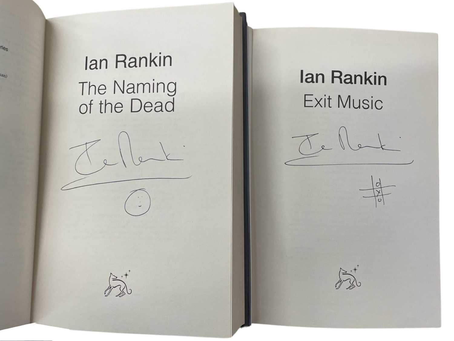 IAN RANKIN: 2 inscribed first edition titles: THE NAMING OF THE DEAD, London, Orion, 2006; EXIT - Image 2 of 2