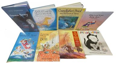 Children's first edition inscribed books, 8 titles: NICK BUTTERWORTH AND MICK INKPEN: JUST LIKE