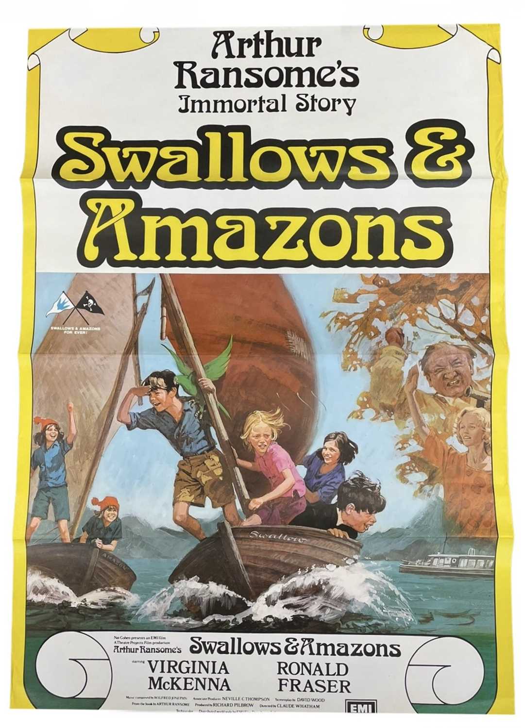 An one sheet poster for Swallows and Amazons Size approximately 101x68cm