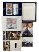 A boxed VHS collector's edition set for James Cameron's TITANIC, including screenplay with