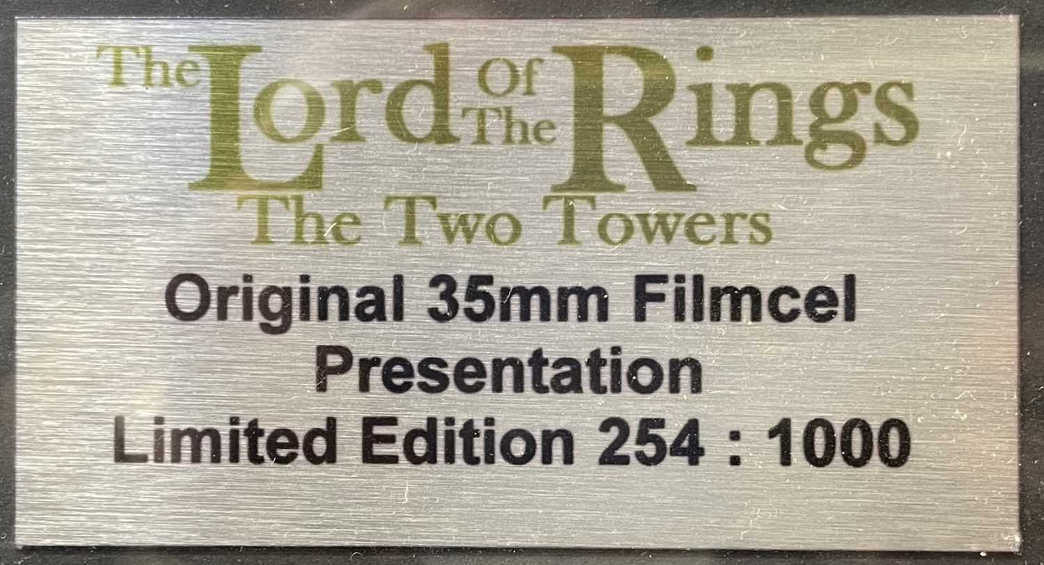 A limited edition framed presentation display for the The Lord of the Rings: The Two Towers, - Image 2 of 2