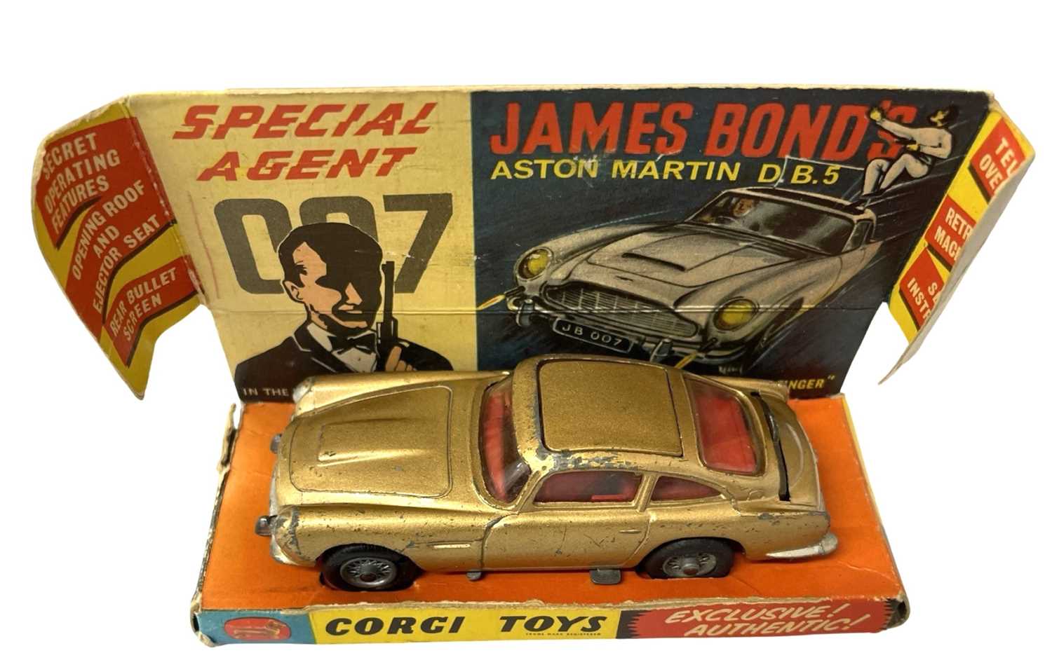 A pair of boxed Corgi die-cast TV cars, to include: - The Man from UNCLE: Gun Firing Thrush Buster - - Image 3 of 3