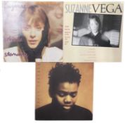 Three 12" vinyl LPs, to include: - Tracy Chapman: Self Titled, 1988, Elektra, EKT44 - Suzanne