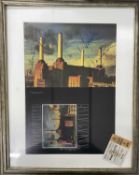 PINK FLOYD: ANIMALS: Framed tour programme and their 1977 In the Flesh Tour, together with