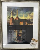 PINK FLOYD: ANIMALS: Framed tour programme and their 1977 In the Flesh Tour, together with