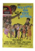 An original British one sheet poster for Mutiny on the Buses (1972) Size approximately 101x68cm