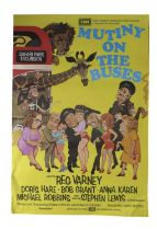 An original British one sheet poster for Mutiny on the Buses (1972) Size approximately 101x68cm