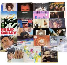 A mixed lot of various 12'' vinyl LPs, mostly 80s pop, to include: - Whitney Houston - Cyndi