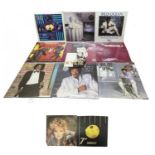 A mixed lot of 12" vinyl LPs, 1980s+ pop, to include: - Michael Jackson - Off the Wall, 1979, EPC