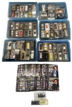 A complete collection of The James Bond Car collection magazine, with all cased die-cast vehicles,