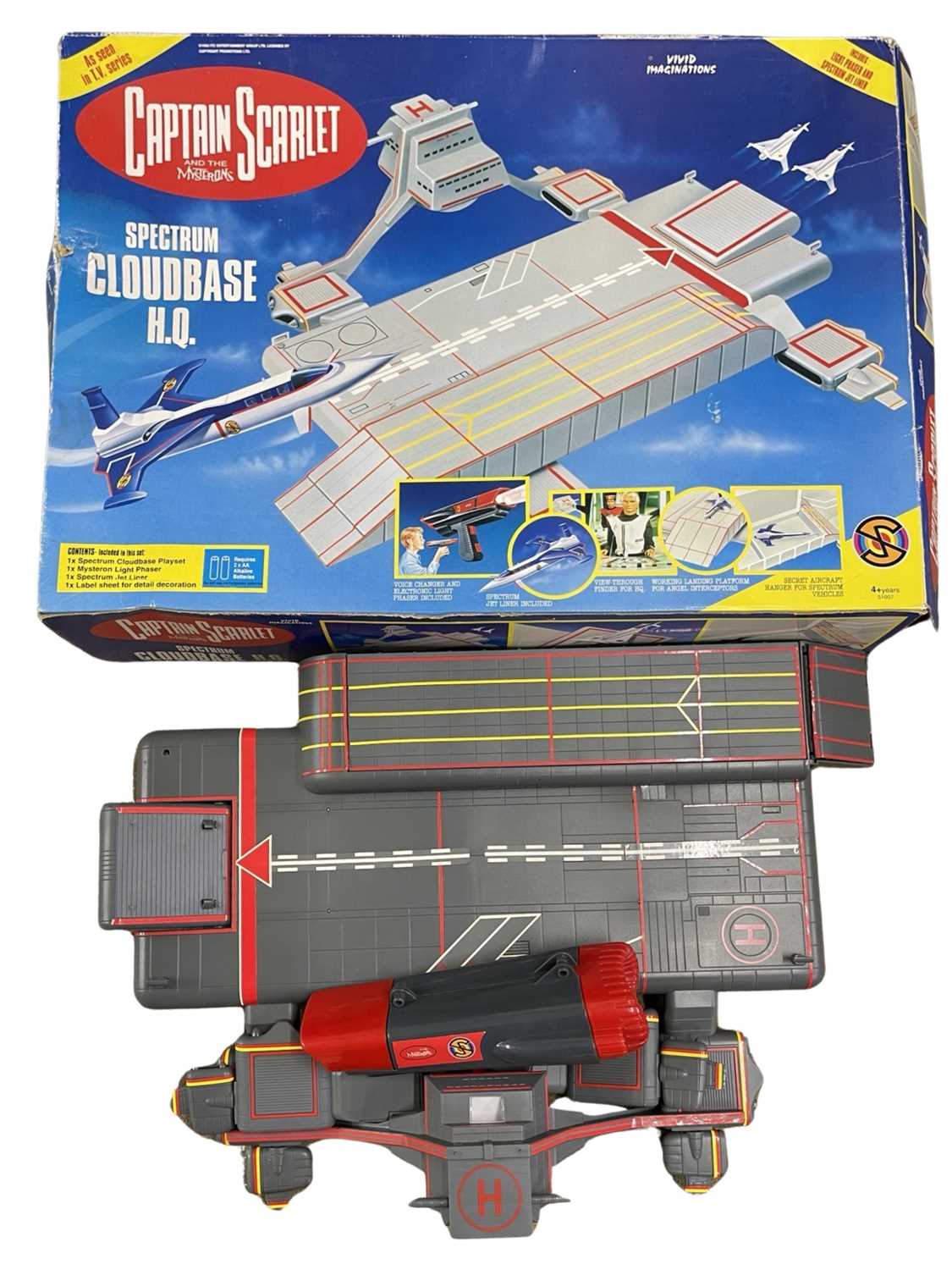 A boxed Captain Scarlet and the Mysterons Spectrum Cloudbase HQ playset (unchecked for