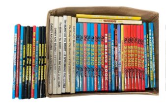 One box: A quantity of Childrens' annuals, to include Dennis the Menace, The Bash Street Kids, The