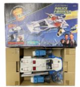 A boxed 1994 Space Precinct Electronic Space Cruiser by Vivid Imaginations.