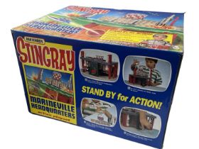 A boxed Stingray Marineville Headquarters playset, in original shipping carton.