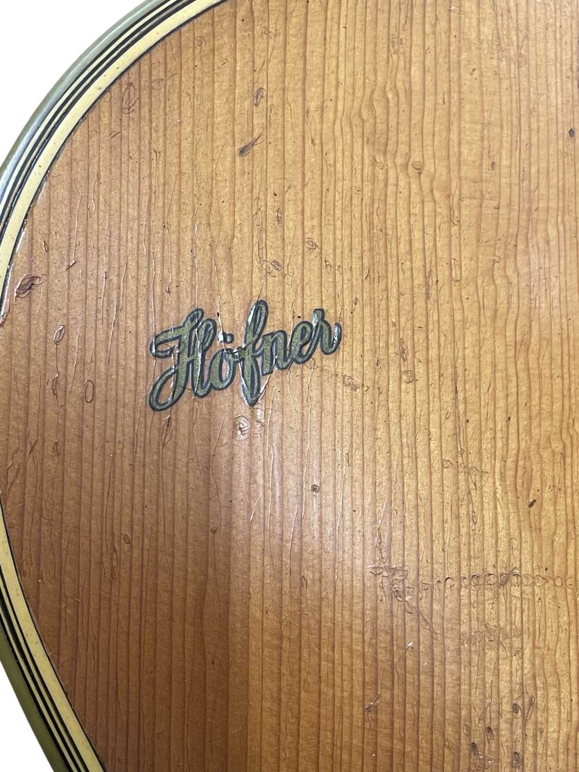 A late 1950s / early 1960s Hofner Committee semi acoustic guitar, in need of TLC and restoration. - Image 3 of 6