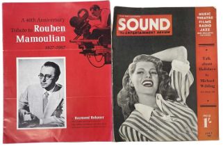 A 40th Anniversary Tribute to Rouben Mamoulian 1927-1967, by Raymond Rohauer, together with a copy
