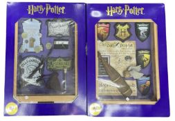 A pair of Limited Edition Harry Potter wall hangings by The Magic Cauldron - Diagon Alley and