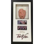 PINK FLOYD: Child's Faceless Mask Display Frame, containing a mask used in the official video for