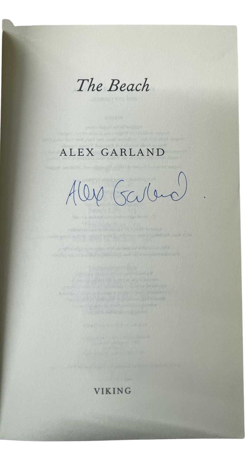 ALEX GARLAND: THE BEACH. London, Viking, 1996, First Edition. Inscribed by author to title page - Image 2 of 2