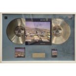 PINK FLOYD: A MOMENTARY LAPSE OF REASON. Presentation frame dedicated to drummer Nick Mason, for