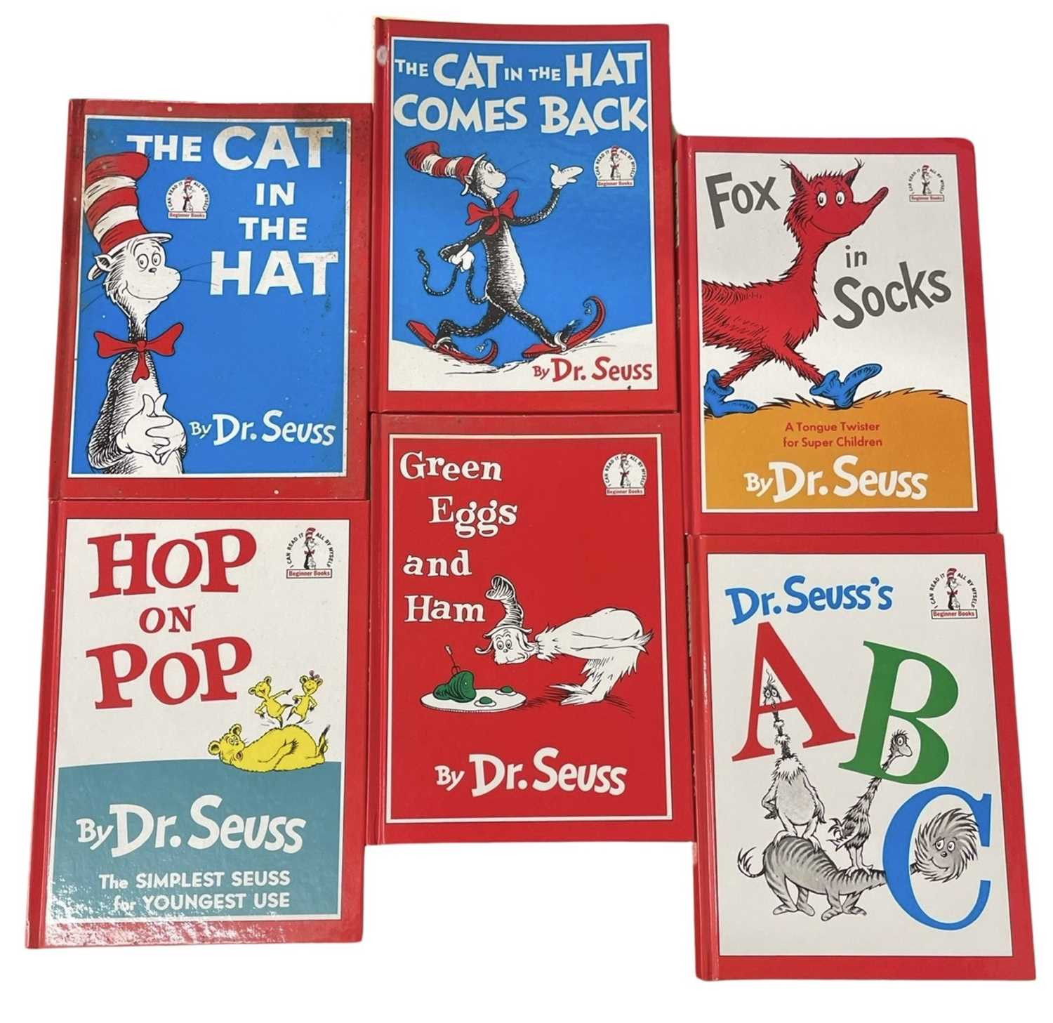 A collection of modern Dr. Seuss books, to include: THE CAT IN THE HAT; THE CAT IN THE HAT COMES