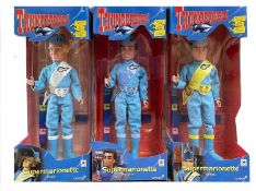 Three boxed Thunderbirds marionette puppets, to include: - Alan - Scott - Virgil