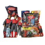 A mixed collection of vintage Captain Scarlet memorabilia, to include action figures, vehicles etc